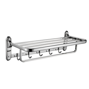3608 SUS304 Bathroom Accessories Folding Towel Rack